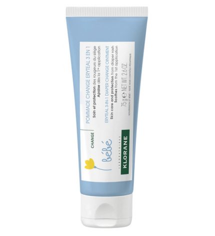 Klorane - Pommade change Eryteal 3 en 1 au Calendula apaisant - Bébé - Change - Siège 75 g