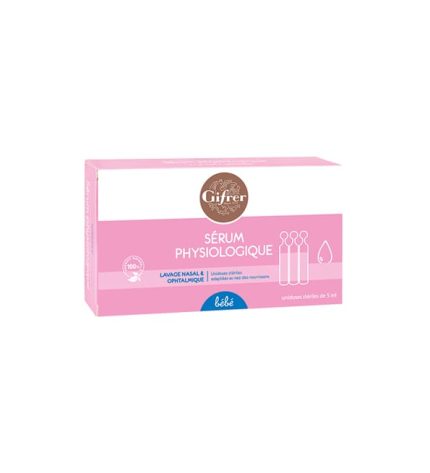 GIFRER SERUM PHYSIOLOGICA BTE X 5 UNIDOSES 5 ML