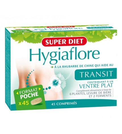 Super Diet Hygiaflore Transit Ventre Plat Pocket - 45 Comprimés