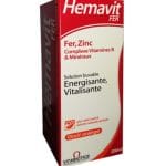 Vitabiotics - Hemavit Fer Complexes Vitamines B et Minéraux Liquide - 200ml