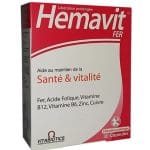 Vitabiotics - Hemavit Fer Santé et Vitalité - 30 capsules