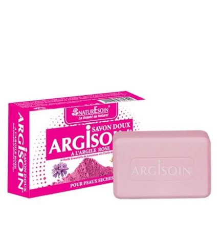 NaturEsoin Argisoin Savon à l'Argile Rose- 125 G
