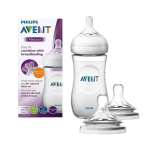 Avent Biberon 125ml Scf030/17 + 2 Tetine +3m Scf045/27