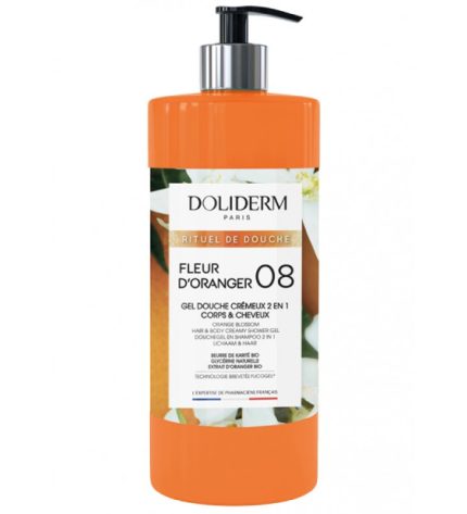 Doliderm Gel Douche 08 Fleur d'oranger 1L