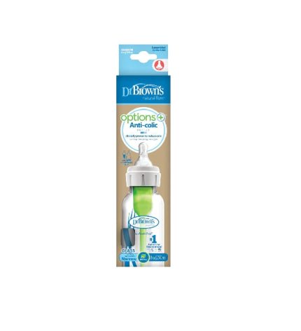 Dr Brown's Biberon Cole Etroit En Verre 120ml SB41001