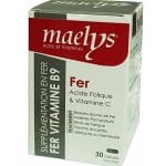 Maelys Fer Acide Folique et Vitamine C - 30 Gélules