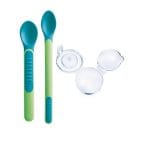 Mam Baby Cuilleres avec Couvercles sensibles +6m