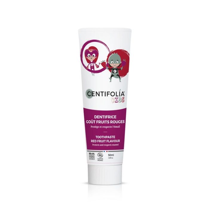 Centifolia Dentifrice Kids Gouts Fruits rouges 50ml – Image 1