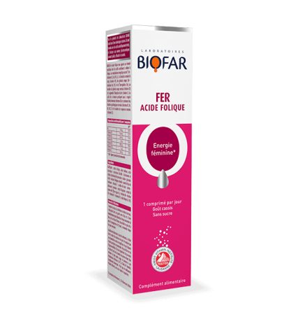 Biofar Fer Acide Folique 20 capsules