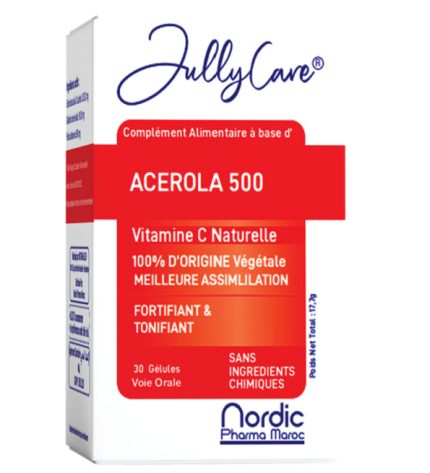 JULLYCARE ACÉROLA 500 - 30 Gélules
