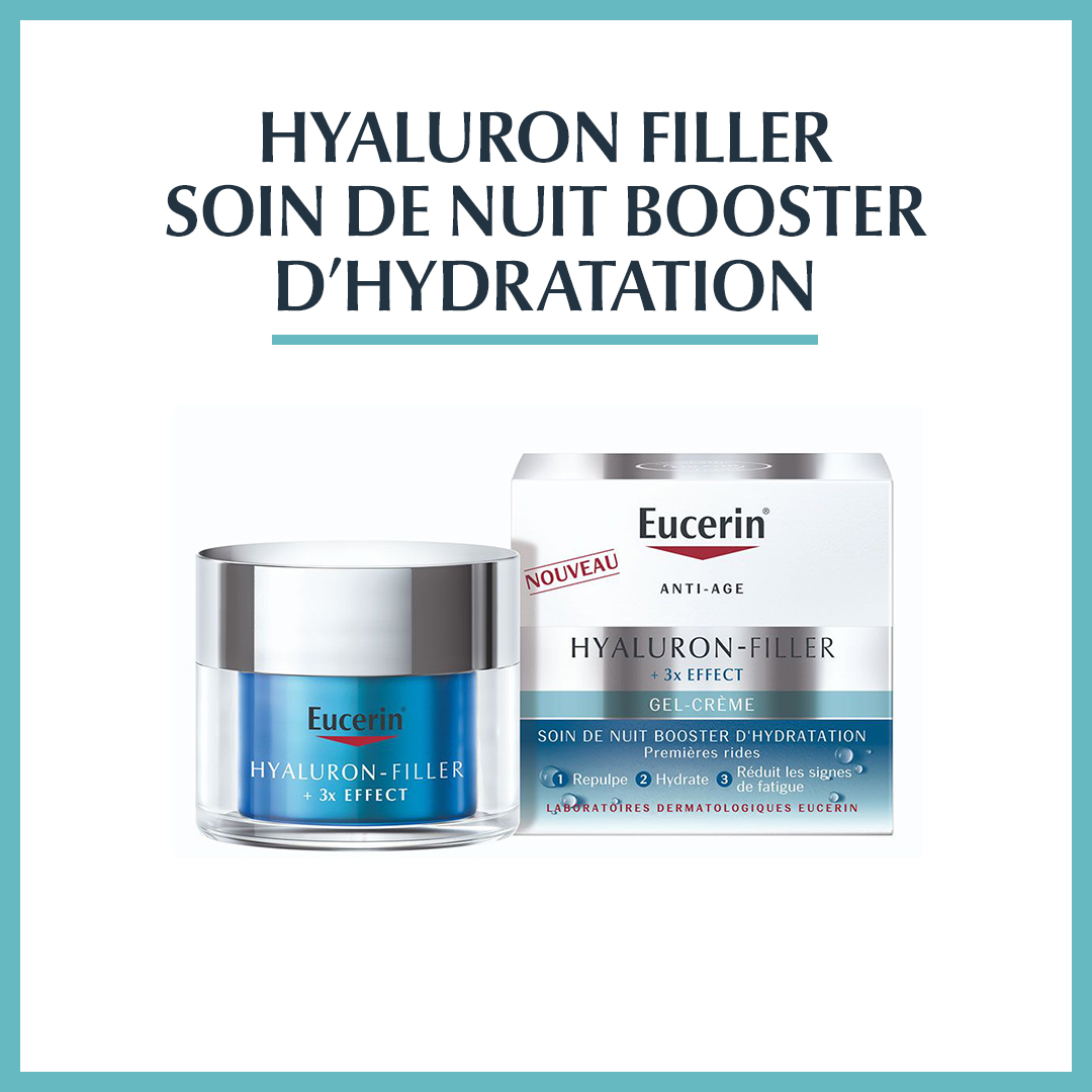 1-5 EUCERIN HYALURON FILLER BOOSTER D'HYDRATATION NUIT – Image 2
