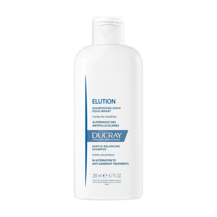 Ducray — Shampooing doux équilibrant — Shampoing doux antipelliculaire — ELUTION 200 ml – Image 1