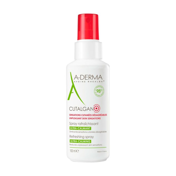 A-DERMA — CUTALGAN SPRAY RAFRAÎCHISSANT ULTRA-CALMANT — Spray rafraîchissant — CUTALGAN 100 ml – Image 1