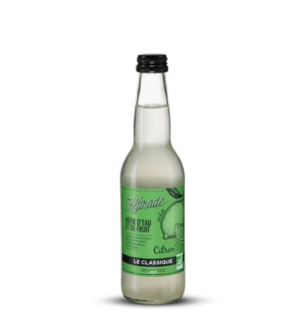 KEFIRADE KEFIR D'EAU ET FRUIT CITRON 330ML