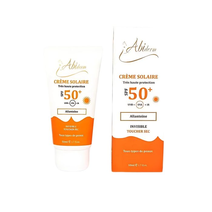 Abiderm Ecran Solaire Invisible Toucher Sec Spf50+ 50ml – Image 1