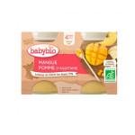 BABYBIO PETIT POT MANGUE POMME 2*130G