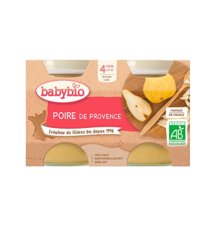 BABYBIO PETIT POT POIRE 2*130G