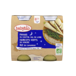 BABYBIO POT BONNE NUIT PANAIS HARICOTS VERTS. RIZ 2*200G