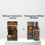 Biokap Nutricolor 6.0 140ml + Shampoing Restructurant 100ml Pack