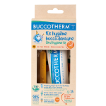 Buccotherm Kit enfant "dent 7-12 gout peche 50ml+bad+pochon"