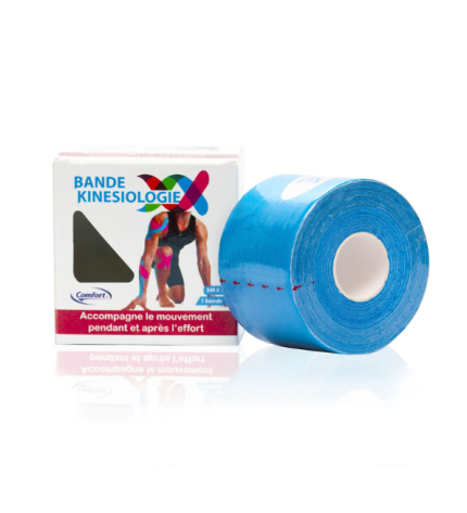 Comfort Bande Kinesiologie 5m*5cm Bleu