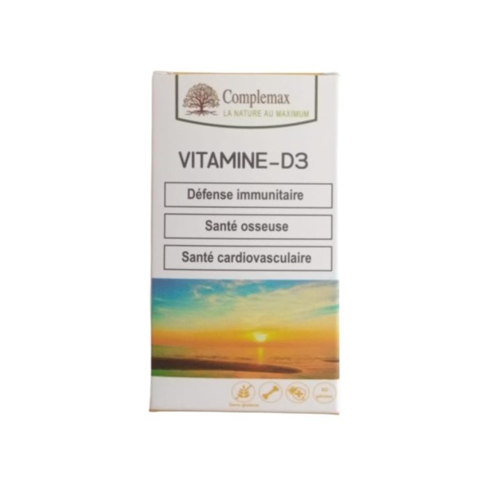 Complemax Vitamine - D3 60 gelules – Image 1
