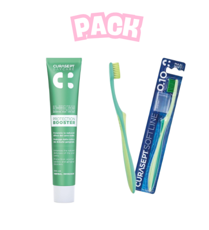 Curasept dent booster Herbal invasion 75ml+bad maxi soft pack