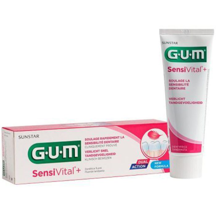 Gum SensiVital Plus Dentifrice 75ml – Image 1