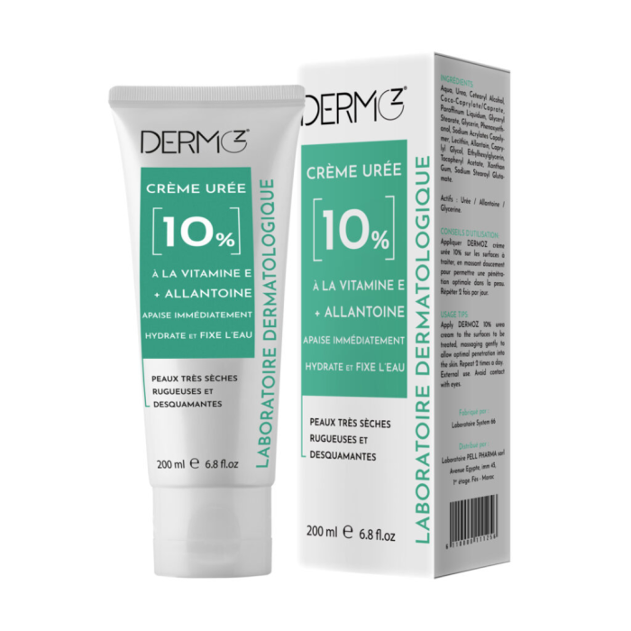 Dermoz Creme Uree 10% 200ml – Image 1