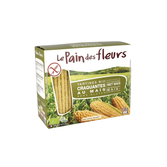 LE PAIN DES FLEURS TARTINE CRAQUENTE MAïS RIZ150G – Image 1
