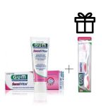Gum SensiVital plus Dentifrice 75ml 6070 + Brosse à Dent Offerte
