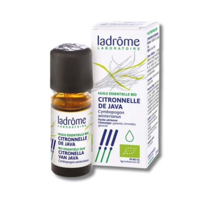 LADROME HUILE ESSENTIELLE CITRONNELLE DE JAVA 10ML – Image 1