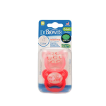 Dr Brown's 2 suc Betterfly shield Pink 0-6m PV12301-Ess