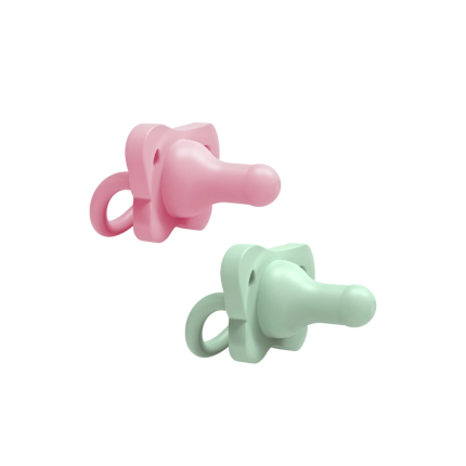 Dr browns 2 suc Happy paci vert & Rose 0-6m PS12007-INTL