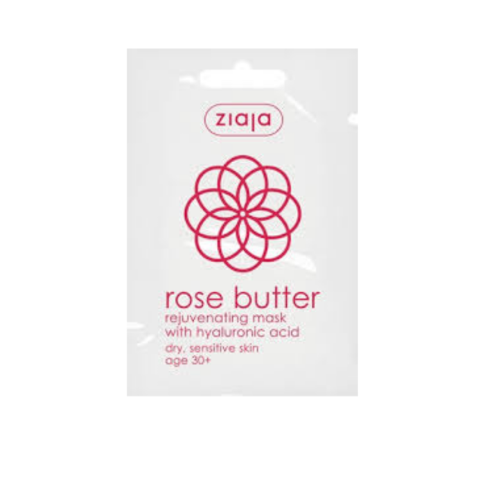 Ziaja Rose butter masque facial peau sensible 7ml – Image 1
