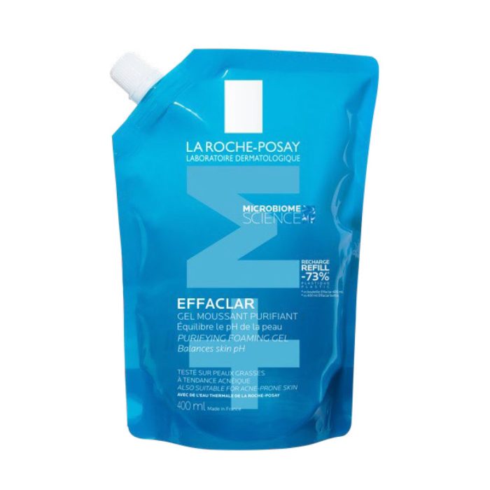La Roche-Posay Effaclar Gel Moussant Peau Grasse Acnéique Recharge | 400ml – Image 2