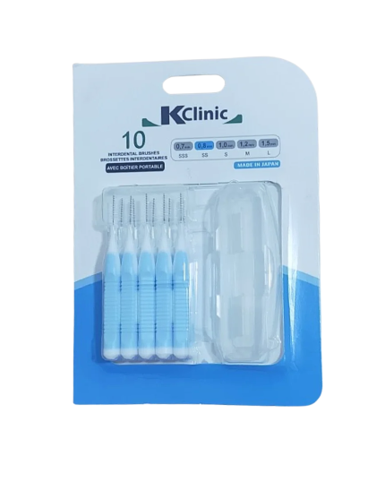 Kin clinic brossettes interdentaire 0.8mm 10unites