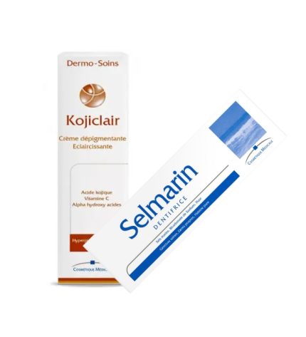 Kojiclair Creme Depigmentante 30ml + Selmarine 80g Pack