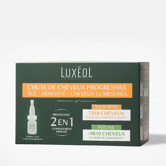 Luxeol Anti-Chute Progressive 2en1 14 fioles x 6ml – Image 1