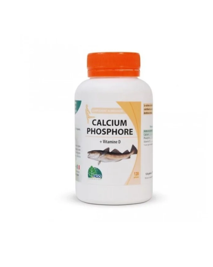 Mgd Calcium phosphore + Vita D 120 gelules – Image 1