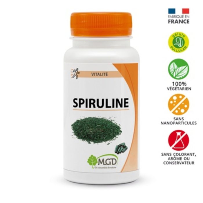 Mgd Nature Spiruline 200 gelules – Image 1