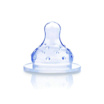 Nuby 2 Tetines Silicone Flux Variable 0-12m ID906