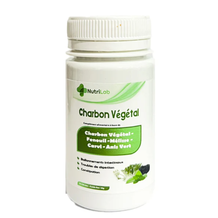 Nutrilab Charbon Vegetal 30 Gelules – Image 1
