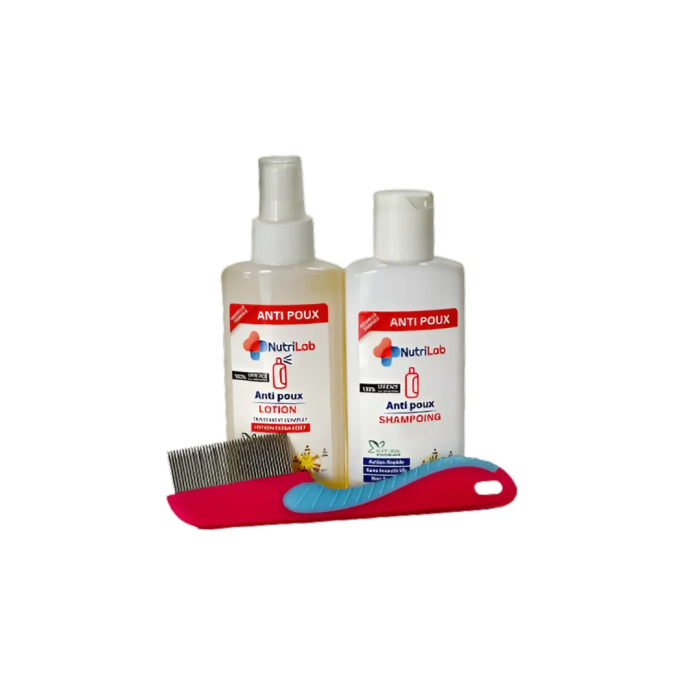 Nutrilab pack anti poux avec brosse – Image 1