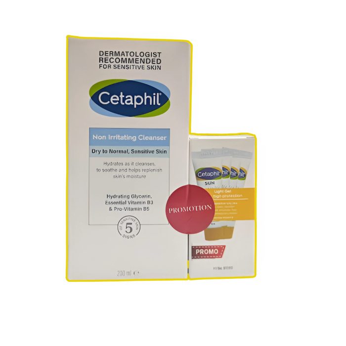 Cetaphil - Lotion Nettoyante - 200 ml + Cetaphil sun Echantillon pack – Image 1