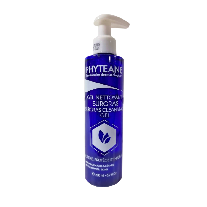 Phyteane Gel Nettoyant Surgras Peaux Normales a seches 200ml – Image 1
