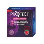 Protect Preservatifs Fraise 3 Pieces