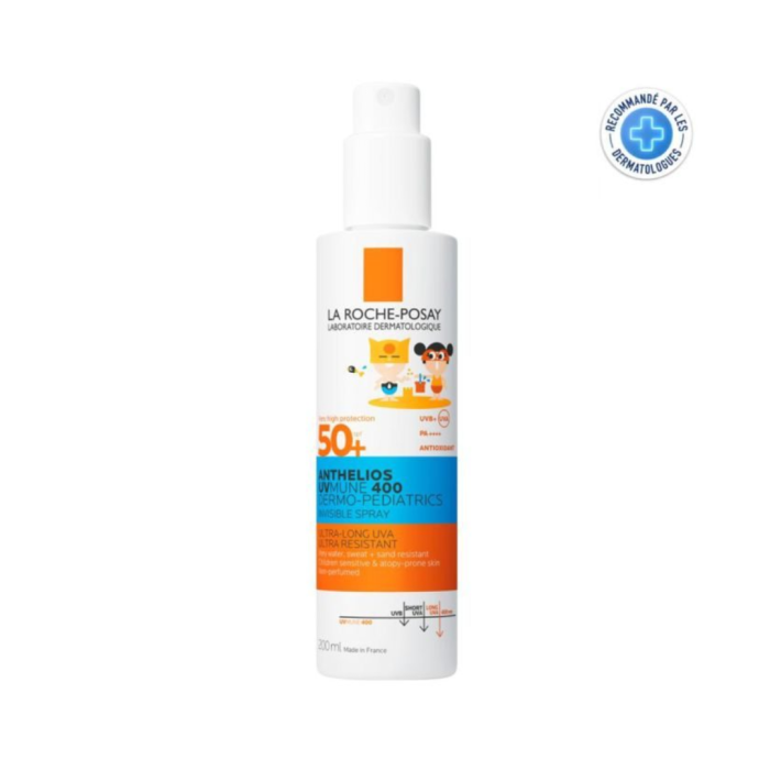 LA ROCHE POSAY ANTHELIOS UV MUNE 400 DERMO-PEDIATRICS SPRAY INVISIBLE SPF50+ – Image 2