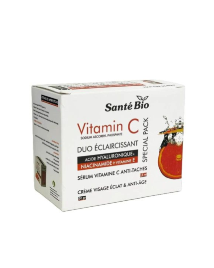 Sante bio Vitamine C Duo pack "serum 15ml+Creme eclat 50gr"