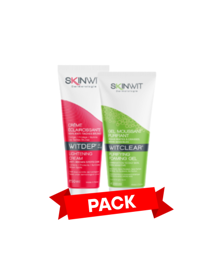 Skinwit duo pack " Witdep creme 50ml+Witclear gel moussant 200ml"